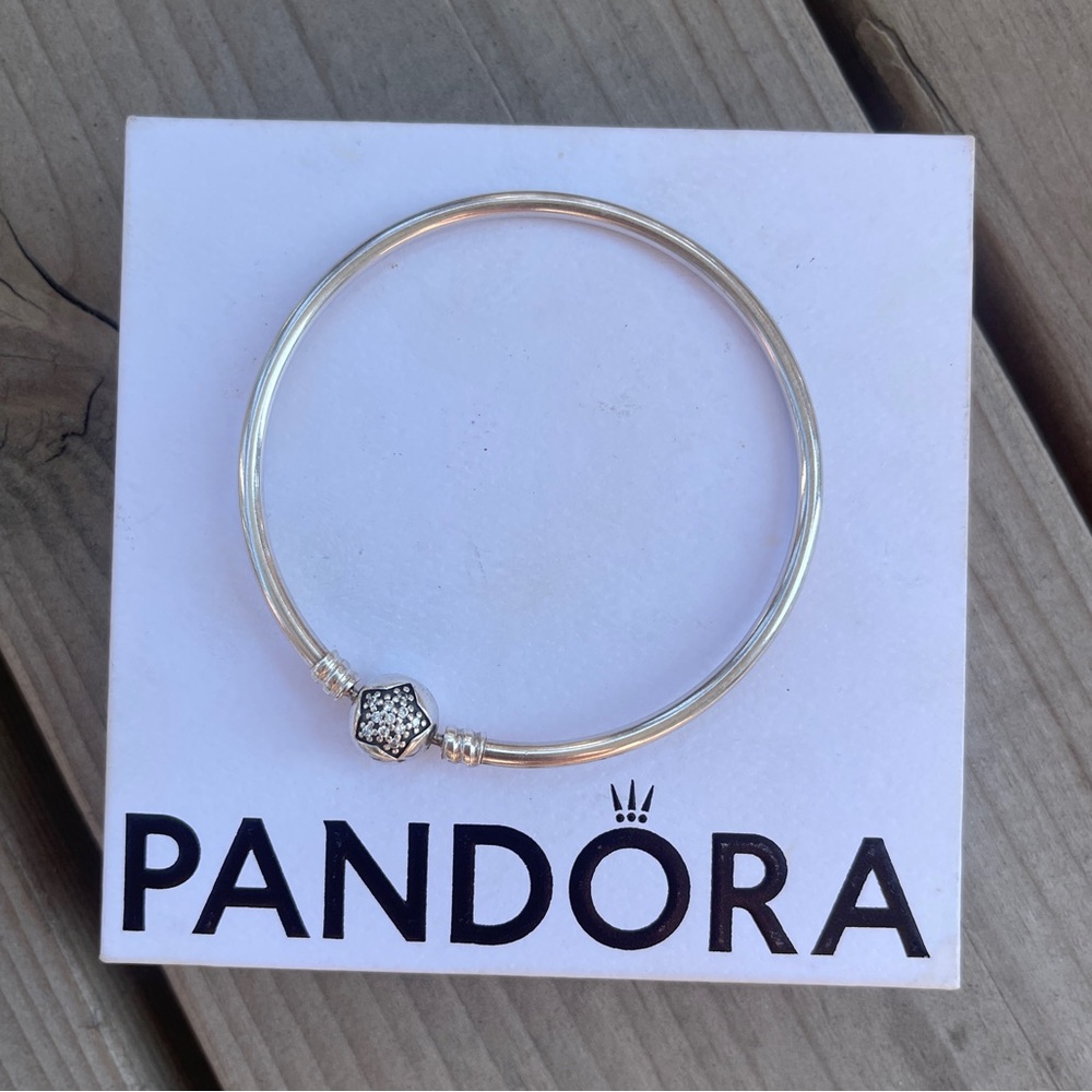 Pandora Pave Star bangle